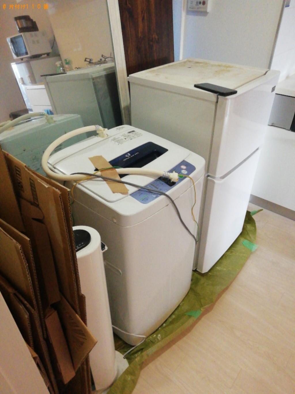【金沢市】冷蔵庫、洗濯機、小型家電の回収・処分ご依頼　お客様の声