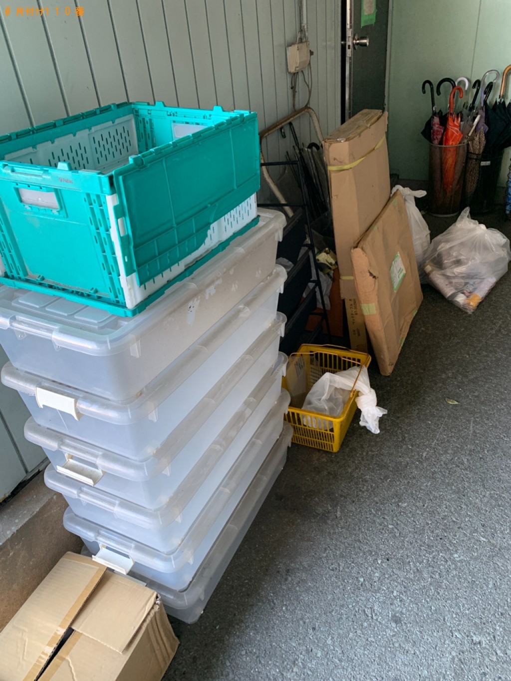 【金沢市】収納ケース、椅子、カゴ、一般ごみ等の回収・処分ご依頼