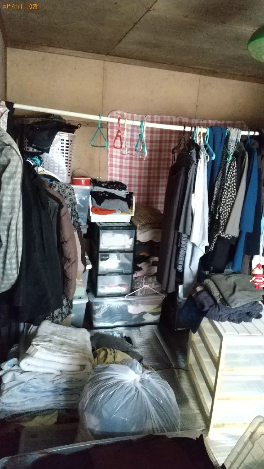 収納ケース、衣類、かご、ラック、額縁、ボール、棚、布団等の回収