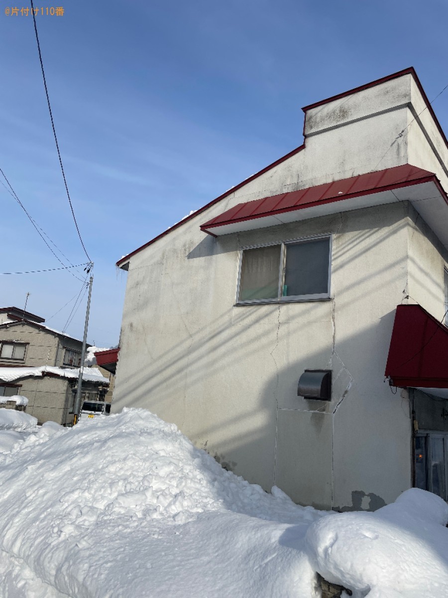 2階の屋根の雪下ろし作業ご依頼　お客様の声