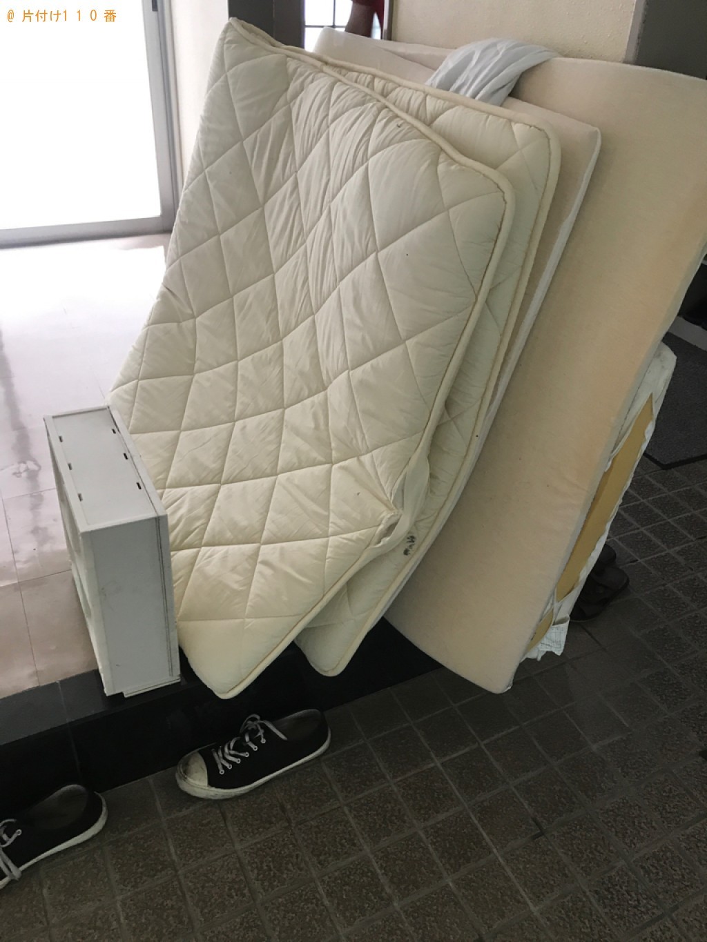 【能美市】ウレタンマットレス、シングルベッドマットレス等の回収