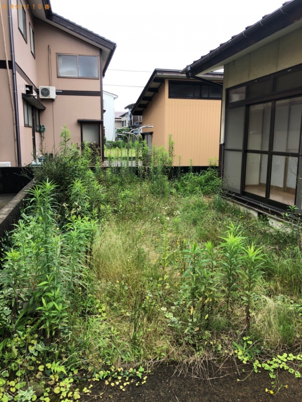 10畳程度の草刈り作業ご依頼　お客様の声