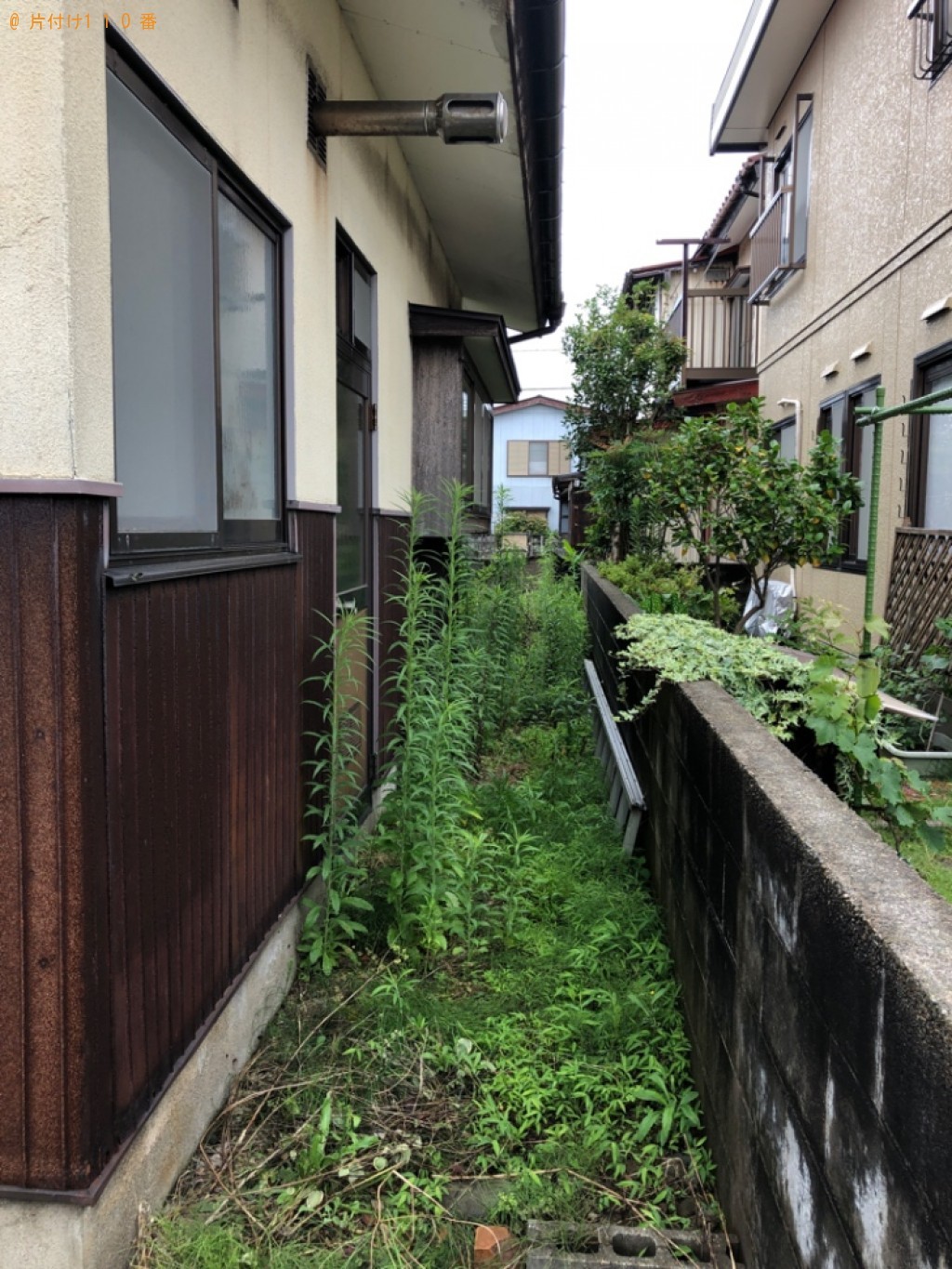 10畳程度の草刈り作業ご依頼　お客様の声