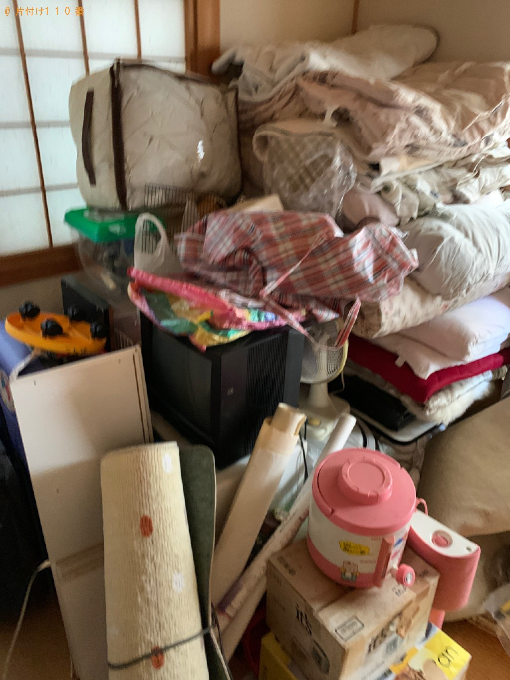 布団、テレビ、家具、工具等の回収・処分ご依頼　お客様の声