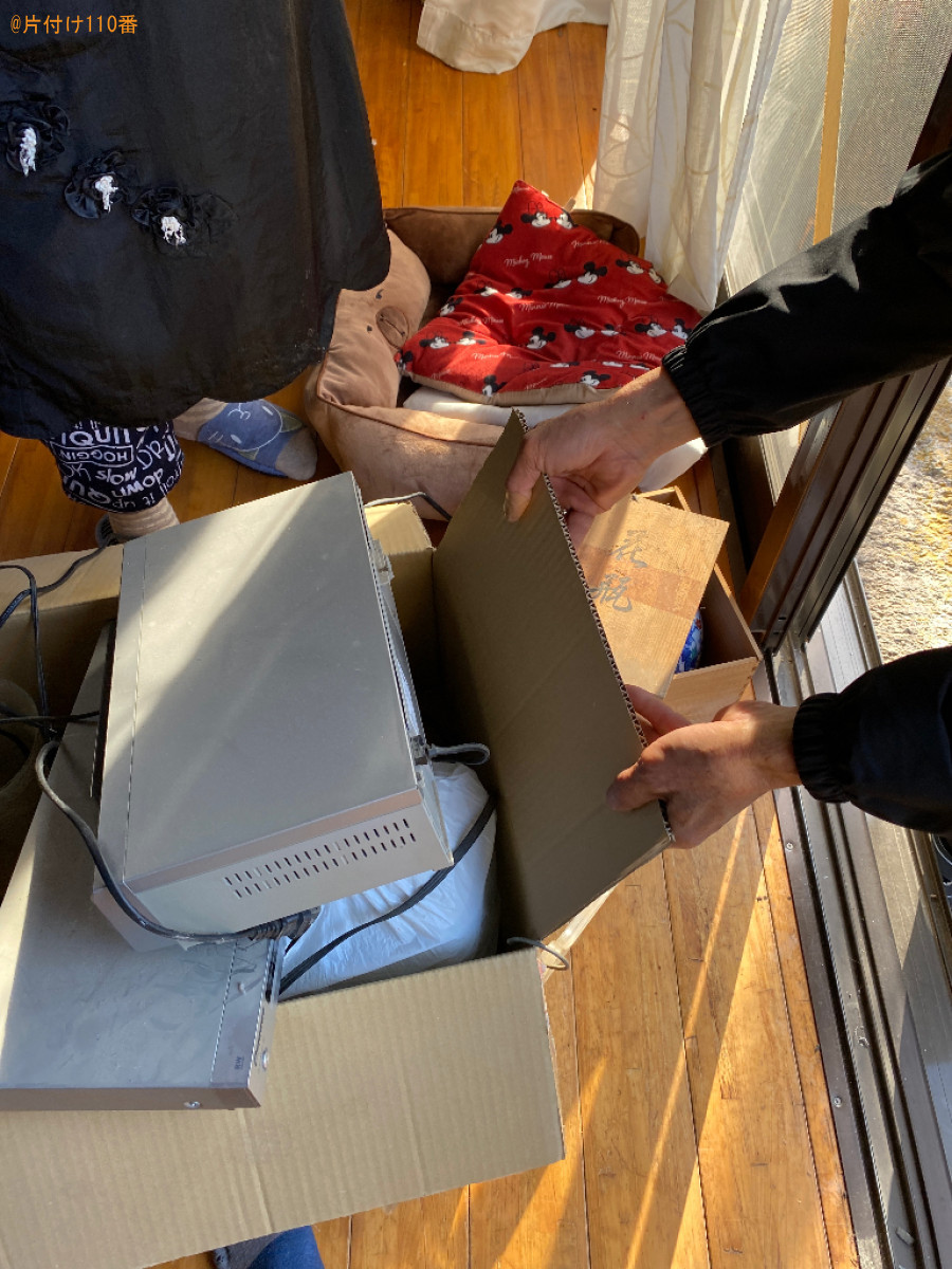 小型家電、クッション、ラック、木材、ネット等の回収・処分ご依頼